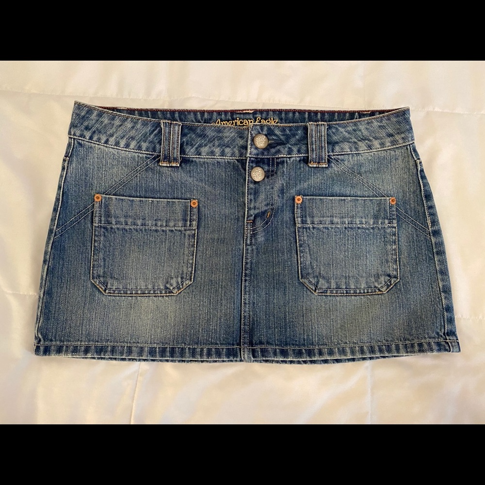 AE Denim Mini Skirt